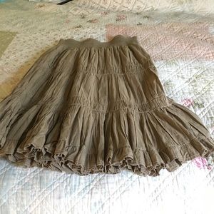 Grace Elements tiered and ruffled skirt NWT size M